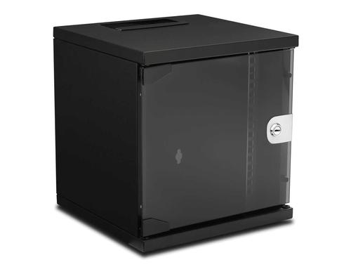 WIREWIN 10 Wandschrank, 6HE, schwarz 1-teilig, WCAB 10 312X300X6U BL