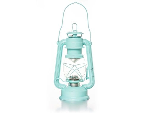 Balthasar Sturmlaterne LED, Mint 16x24 cm (DxH), Metall, Glas