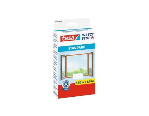 Insect Stop STANDARD Fenster Weiss - 1,5 m x 1,8 m