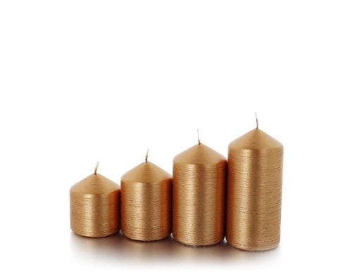 balthasar Adventstufenset Lygis, Gold 8-14x6 cm (HxD), 4 verschiedene Grössen