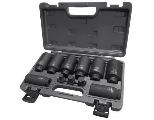 Kraftwerk 12-Kant-Schlag-Stecknuss-Satz 1/2, 11-teilig