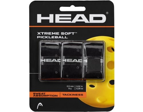 HEAD Pickleball Grip XtremeSoft 3er-Pack black