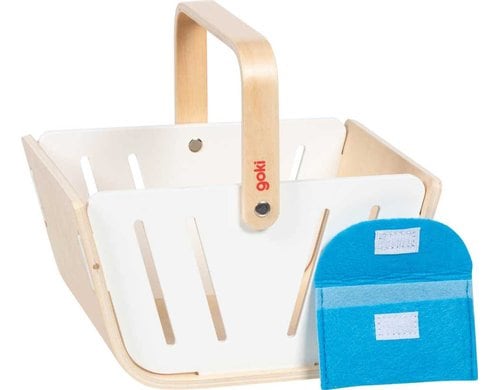 Einkaufskorb MiniShopper mit Geldbörse H14 x L16 x W19 cm, Coral