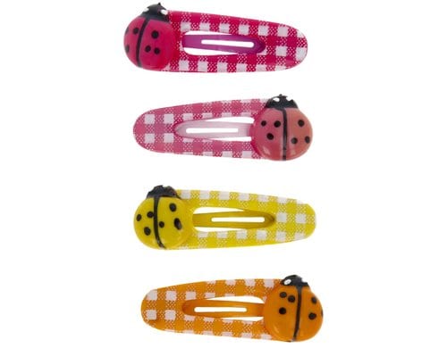 PARSA Beauty Haarclip mit Marienkäfern 4 Stk.
