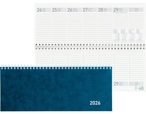 Biella Pultkalender 2026 Seplana 29.8 x 11.7 cm, 128 Seiten, 1 Wo auf 2 Sei