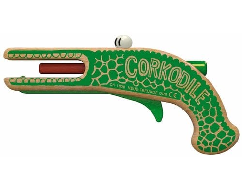 Corkodile Korkenpistole aus Holz