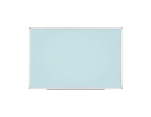 Bi-Office AYDA Whiteboard, 120x90cm Alu/hellblau, Stifteablage, lack. Stahl