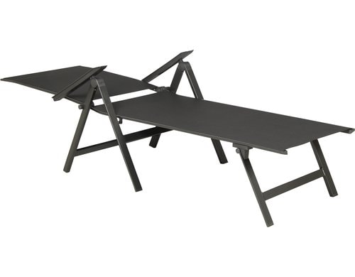 Acamp Liegestuhl Urban Anthrazit 66 x 60 x 112 cm