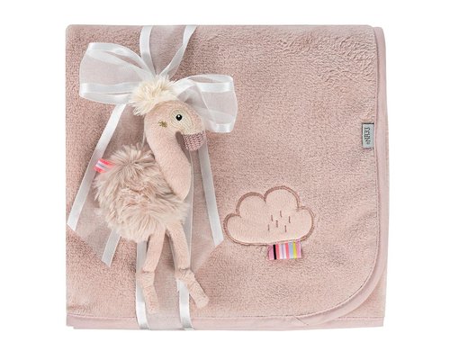 Fehn Kuscheldecke Flamingo Rose ab 0+ Monaten