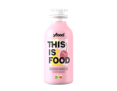 YFood Trinkmahlzeit Cherry Banana 500ml