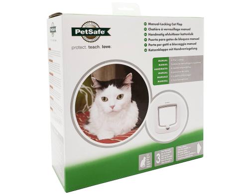 Petsafe 4-Wege Freilauftür 21.9 x 21.9 cm, weiss