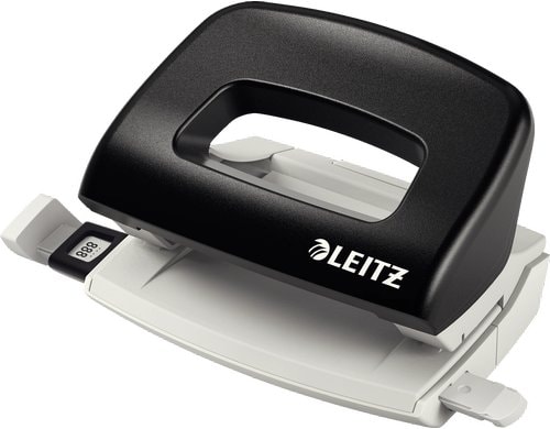 Leitz New NeXXt Mini-Locher schwarz, 10 Blatt