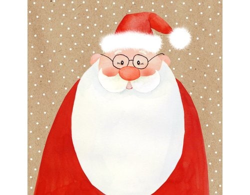 B+C Weihnachtsservietten Lieber Nikolaus Grösse 33x33cm, 20 Stück, 3-lagig