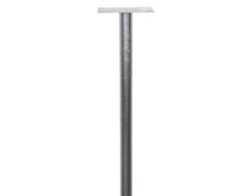 Huber Stahlrohrstütze rund 114cm für Briefkasten