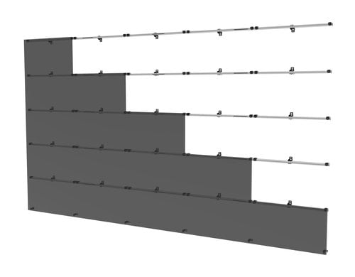 Peerless-AV DS-LEDUNV610-5x5 Wandhalterung, 5x5, LED Tiles bis 610mm