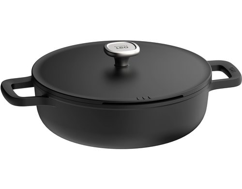 BergHOFF Antihaft Sauteuse Leo Phantom 28 28cm, recyceltes Aluminium, mit Deckel