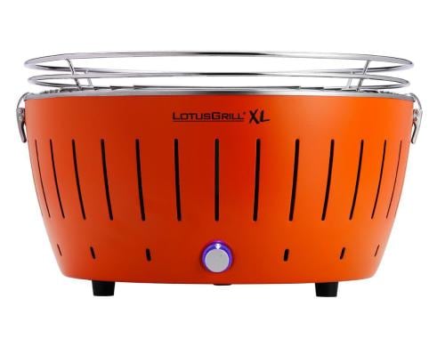 LotusGrill Tischgrill XL, mandarinorange 40.5 cm Grillfläche, mit USB