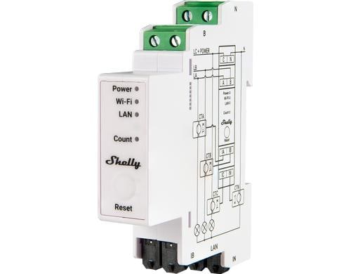 Shelly Pro 3EM WiFi-Energy Meter 3-Phasen LAN/WLAN Leistungsmessgerät