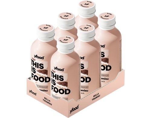 YFood Trinkmahlzeit bella tiramisu 6 x 500ml - Limited Edition