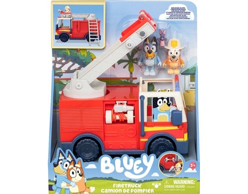 Bluey Feuerwehrauto 3 Figuren