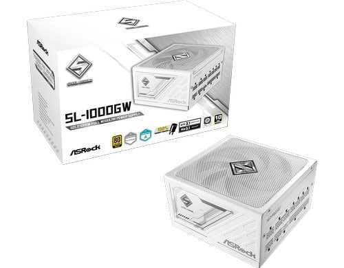 ASRock Steel Legend (White) SL-1000GW 80+ Gold Power Supply Unit