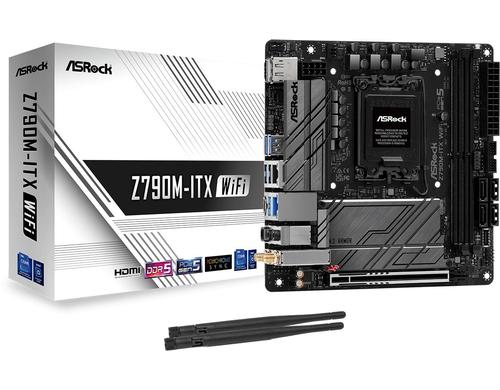 ASRock Z790M-ITX WIFI, ITX Intel Z790, LGA1700, 2x DDR5, 1x PCI-E 5.0