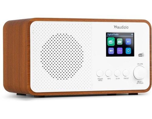 Audizio Avio WH DAB+/FM Radio mit Bluetooth, weiss