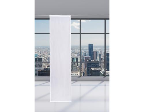 Casa Leon Flächenvorhang mit System weiss, 60 x 245 cm