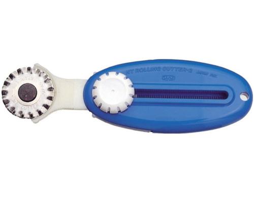 NT Cutter Rollenschneider blau für Wellenlinien