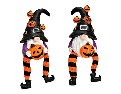 G. Wurm Halloween Wichtel assortiert PP, 7x18x6cm, ACHTUNG assortiert 1 Stück!!!