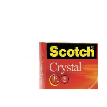 3M Scotch Crystal 19mm x 33m kristallklar 1 Rolle