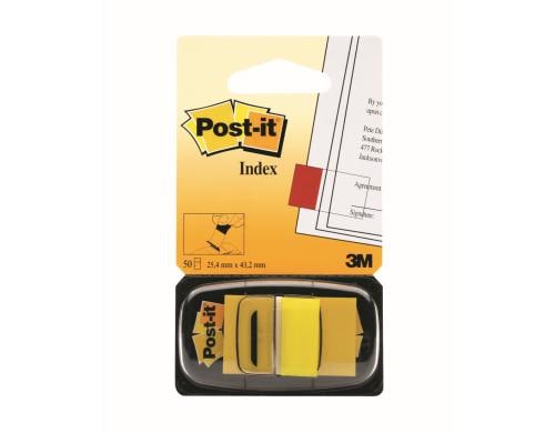 3M Post-it Index 680-5N 50 Streifen à  25.4 mm x 43.2mm gelb
