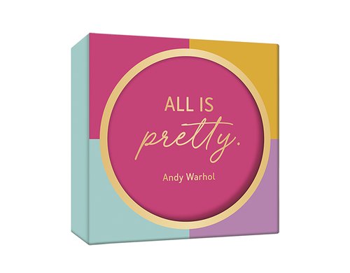 Grafik Werkstatt Korkuntersetzer Schachtel Genuss & Design à 6 Stück, Andy Warhol