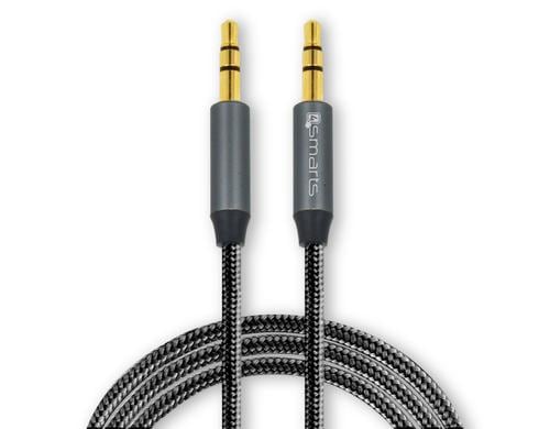 4smarts 3.5mm Audio Kabel 1m, schwarz