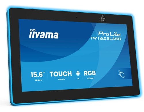 iiyama TW1625LASC-B3PNR 15.6 RGB LED Touch NFC/RFID/LED-Licht