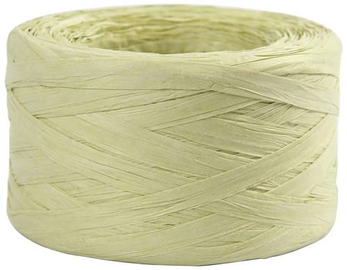 Creativ Company Papierband Raffiabast 100m, 7-8 mm, hellgrün