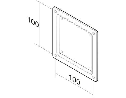 Neomounts FPMA-VESA100 VESA Conversion Plate - VESA 75 to 100