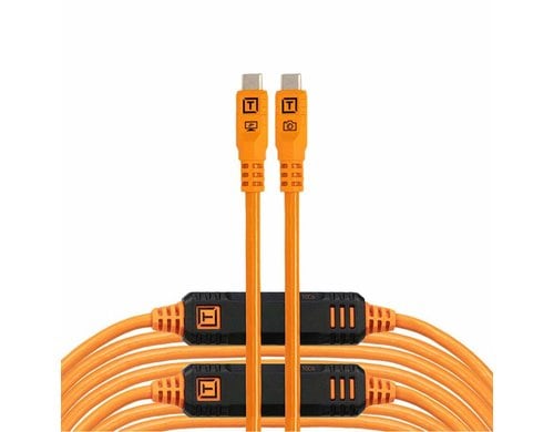 Tether Tools Optima 10G USB-C auf USB-C, 9.4 m, Orange