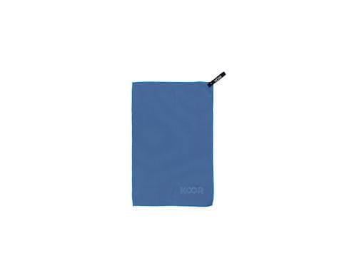 KOOR Badetuch blau S 35x55cm Pantone 2139, Silvadur
