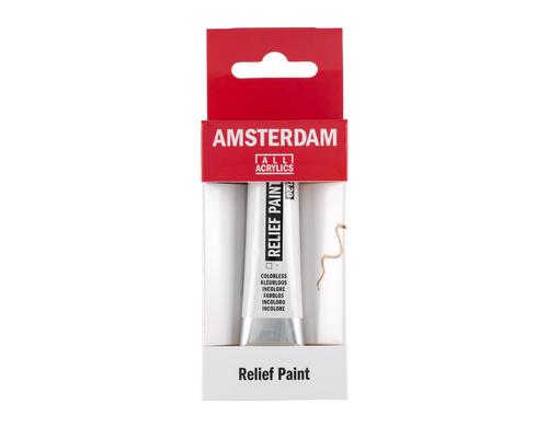 Amsterdam Acrylfarbe Reliefpaint 20ml, Farbe Transparent