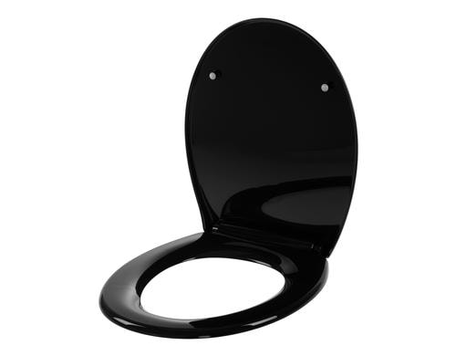 COCON Toilettensitz, schwarz glanz Kunststoff mit Absenkautomatik