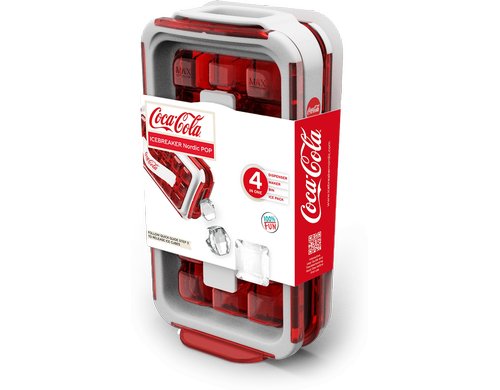 Icebreaker Eiswürfel-Form POP Coca Cola 21x12x6cm