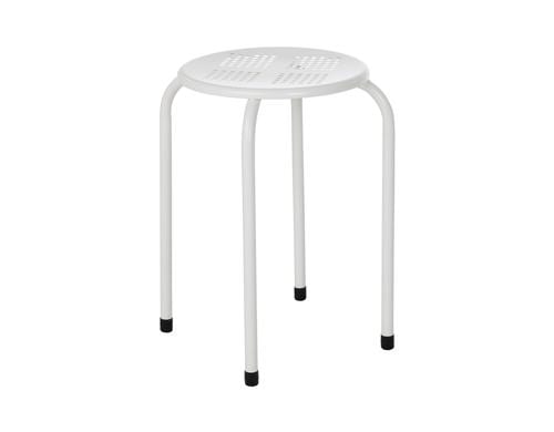 COCON Hocker Weiss Metall, Traglast 120kg