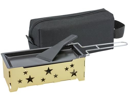 Kadastar Kerzenraclette 2go Golden Star 19x 9.8x7.2cm, mit 4 Rechaudkerzen, Tragebe