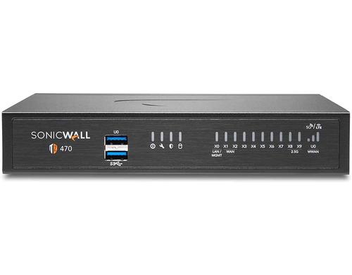 SonicWALL TZ-470 TotalSecure Advanced Appliance, w/APSS, 1yr, inkl. EPSS+NSM Ess.