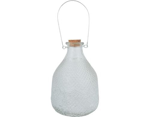 Esschert Design Wespenfalle Hobnail Glas 15.2x22.1 cm (DxH), Loch unten für Wespen