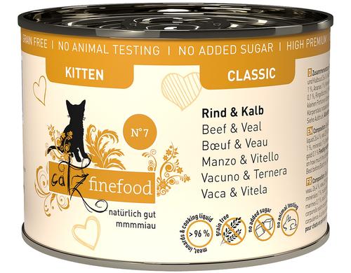 catz finefood Kitten No.07 Rind&Kalb Kit 6x200g