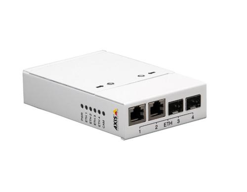 AXIS T8607 Media Converter-Switch 24V, 2x SFP, 2x RJ45, 2x SFP, -40°-75°C