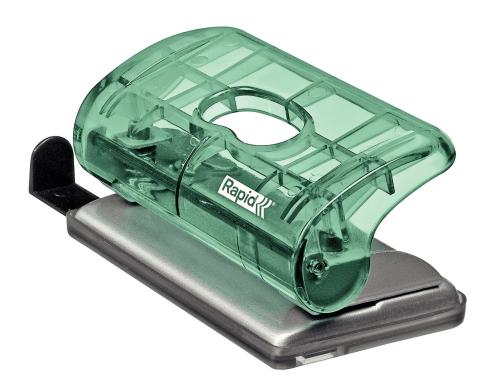 Esselte Colour'ICE Minilocher grün, 10 Blatt, Kunststoff