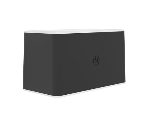 EGLO LED Aussenwandleuchte Valgiano eckig mit Touch, schwarz